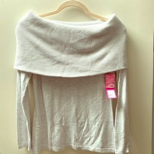Lilly Pulitzer off the shoulder sweater
